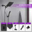 Pluie pluviale de 7 po Pomme de douche murale double 8 jets et pomme de douche à main 2,5 gallons par minute-113472849-113472851