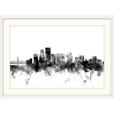 Francy " Portland Oregon Skyline " by Michael Tompsett