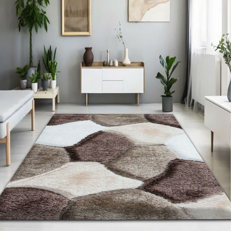 Berenisse Geometric Machine Tufted Indoor / Outdoor Area Rug, Rectangle 160 x 230cm
