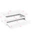 Lit de jour simple avec canapé-lit tapissier, avec rayures verticales, tissu en lin, beige (82,5 po x 43 po x 30 po)-175109713-175109726