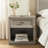 Rylo Nightstand With Charging Station, 24 Inches In Height Modern End Table With Drawer Storage And Open Shelf, Wooden Bedside Table For Small Spaces, Bedroom, Living Room, Dorm-371519076