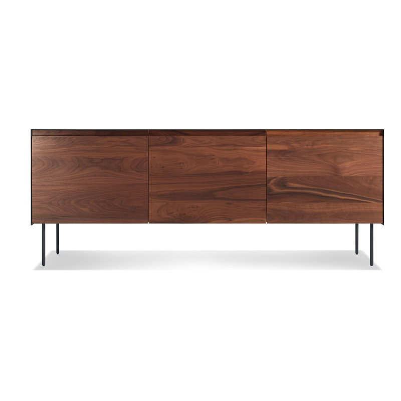 Clad 72'' W, Oblivion/Walnut