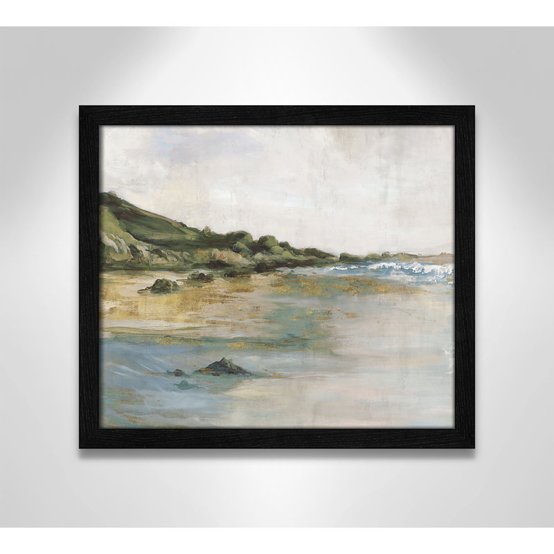 Impression «Tide’s Edge» par Casa Fine Arts, Noir, Reproduction encadrée sans passe-partout, H 13 po x l 15 po x P 0,75 po