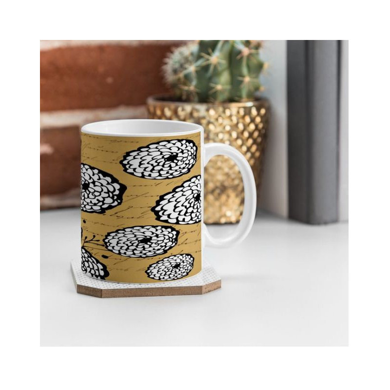 Tasse à café lettre d’écoulement