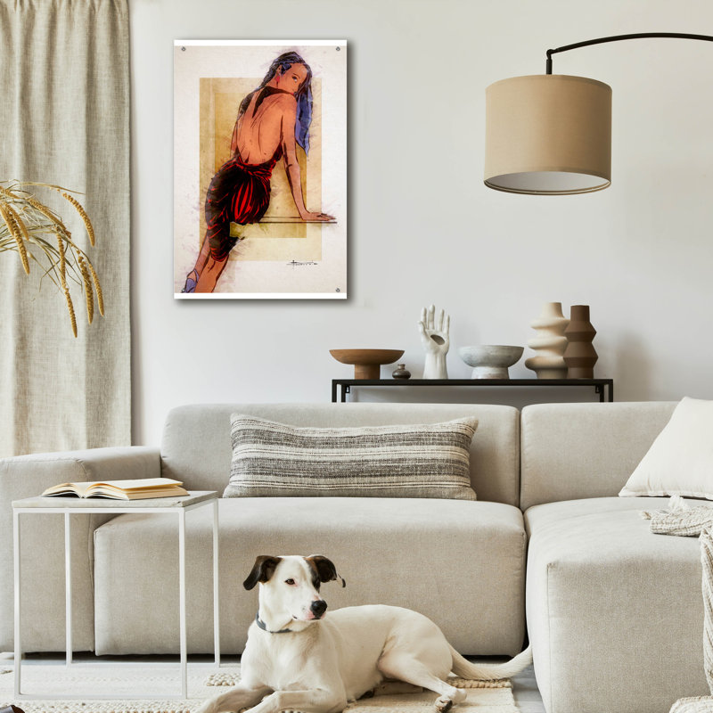 «The Look» par TM Borenstein, H 36 po x l 24 po