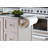 Taniha 53.5 " W Kitchen Cart with Stainless Steel Top-1473121381