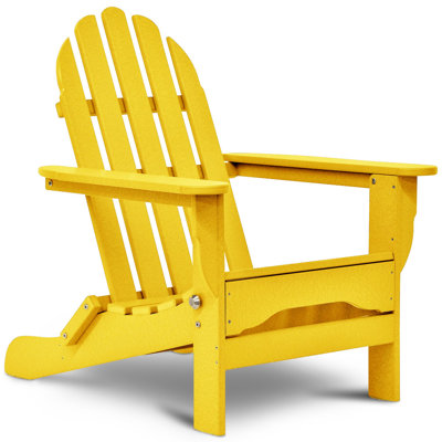 Chaise Adirondack pliante en plastique Leighton