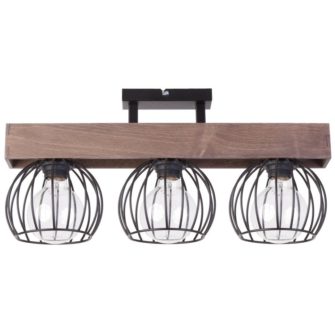 MILAN 3 Brown Ceiling Lamp
