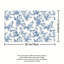 Ensemble de 3 tapis de douche Blue Dog Toile