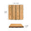 Ensemble de tuiles de terrasse en bois et en plastique composite de 20 pièces-113943802