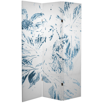 Madelline 38.75" W x 71" H 3- Panel Folding Room Divider by Red Barrel Studio