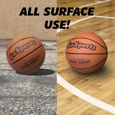 Ballons de basketball intérieur / extérieur GoSports - Taille 6