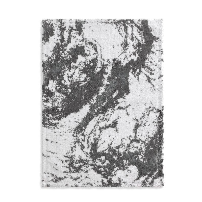 Tapis en granite métallique Kurth, 20" x 30", Gris foncé