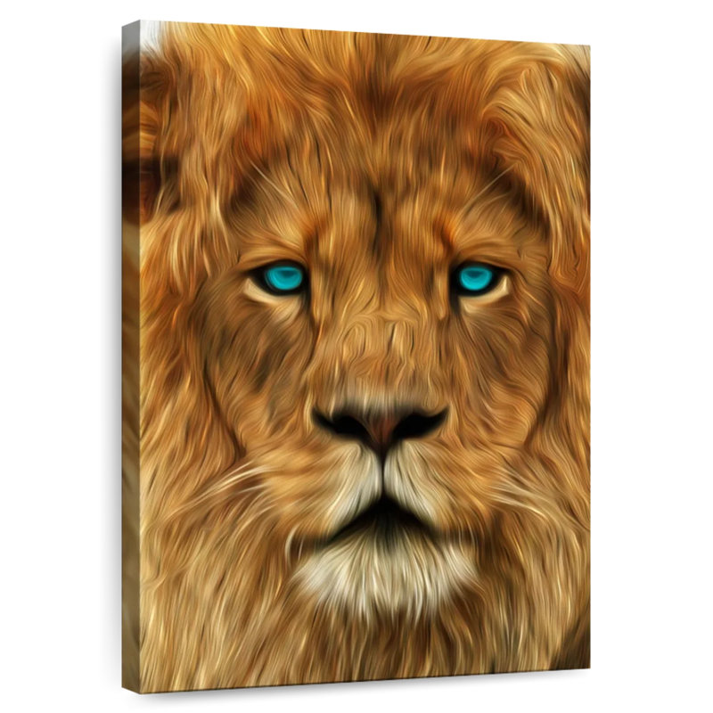 Brampt Lion Gaze, 24" H x 16" W