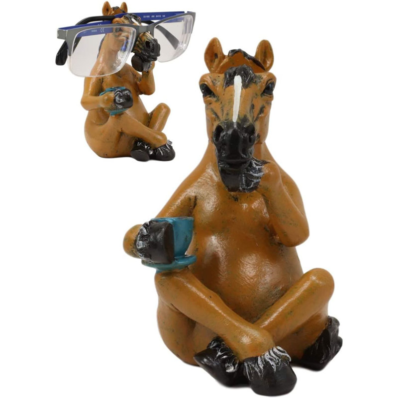 Figurine de porte-verre café à l’œil