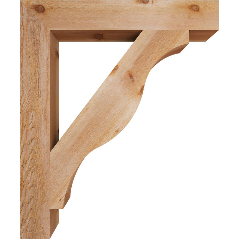 Support pour scie brute brute l 6 po x P 40 po x H 48 po, cèdre rouge de l'Ouest, Cèdre rouge, H 48 po x l 6 po x P 40 po