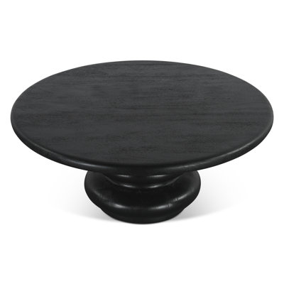 Alfea Bakio 36" Coffee Table In Black by Darby Home Co