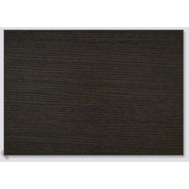 Ensemble de salle à manger 5 pièces en bois de style classique avec finition espresso foncé, rallonge et chaises confortables pour des repas élégants