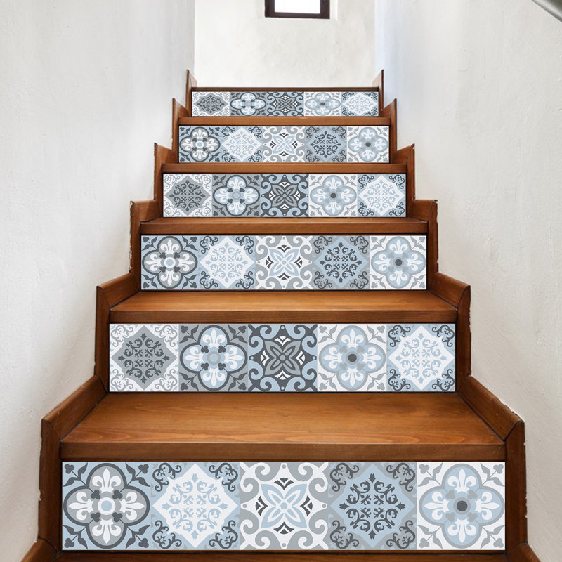 Abstract Stair Sticker, 1 Pack