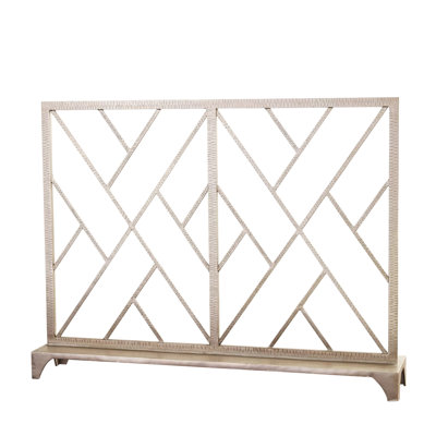 Chinoise Fret Fireplace Screen