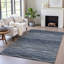 Tapis bleu marine Xhevrie intérieur / extérieur lavable à la machine-111825562