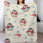 Jeté en flanelle Penguins Snowmen Luxury-133005030