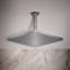 Pomme de douche carrée à fixation murale ou au plafond à fonction unique 10 po Honesty 2,5 GPM-50499139