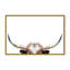 Nature Inspired Peeking Longhorn Cow by  - Picture Frame Photograph on Paper-81388112-131284513-131286414