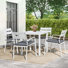 4 - Person Patio Dining Set with Square Table , Cushions Included