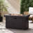 50,000 45' Rectangular Magnesium Oxide Fire Pit, Brown, Outdoor Captivating Element Attractive Spot
