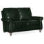 Reddish Leather Loveseat-161546518-161546609-161546612
