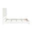 Ensemble de lit luxueux 5 pièces à finition blanche perle luxueuse-117344495