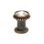 Caché knob with an 18mm rivoli Swarovski Clear Crystalin Antique Brass-1622461050