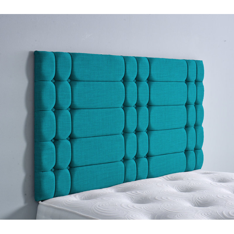 Upholstered Headboard, Kingsize (5'), Teal