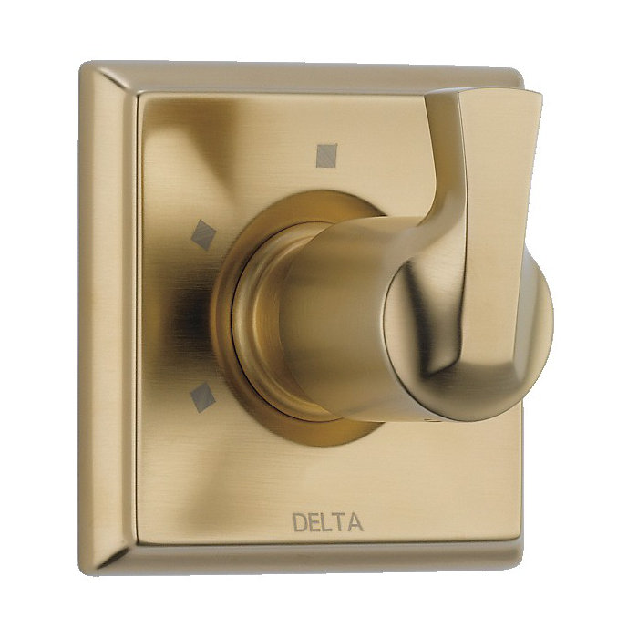 Dryden Diverter Faucet Trim, Brilliance Champagne Bronze