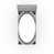 Blanc / gris anthracite oriental est en rupture de stock