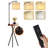 65‘’Floor Lamp with Table, End Table with Remote and Charging Station, 4 Color Temperatures