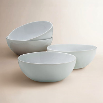 Fitz and Floyd Everyday White Porcelain Cereal Bowl