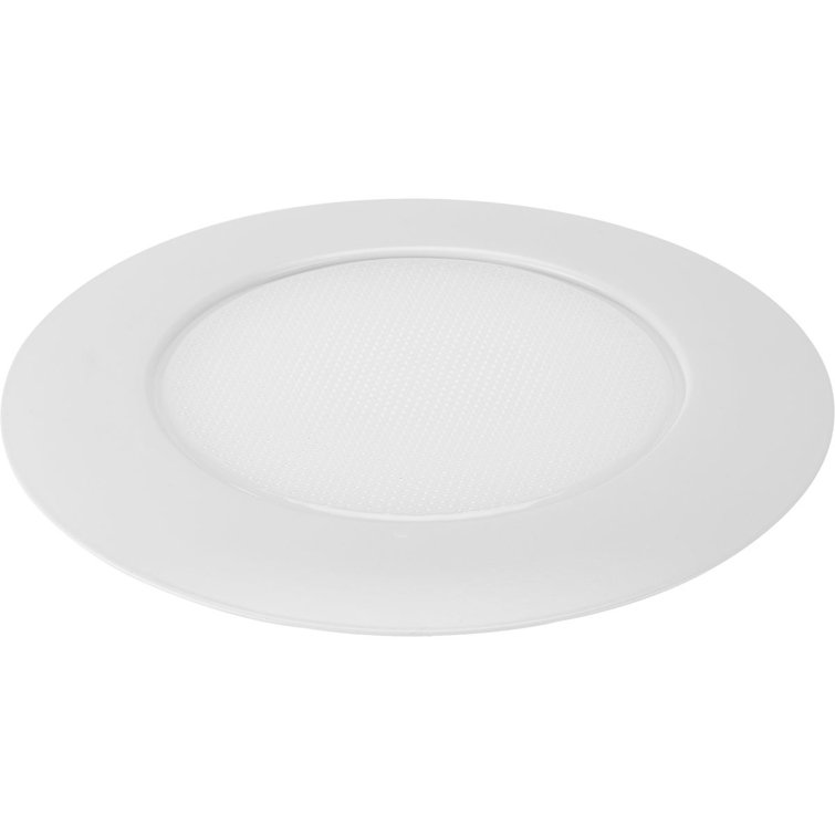 6" Recessed Lensed Shower Trim With Glass Diffuser For 6 In. Housing