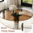 35-Inch Round Glass Dining Table