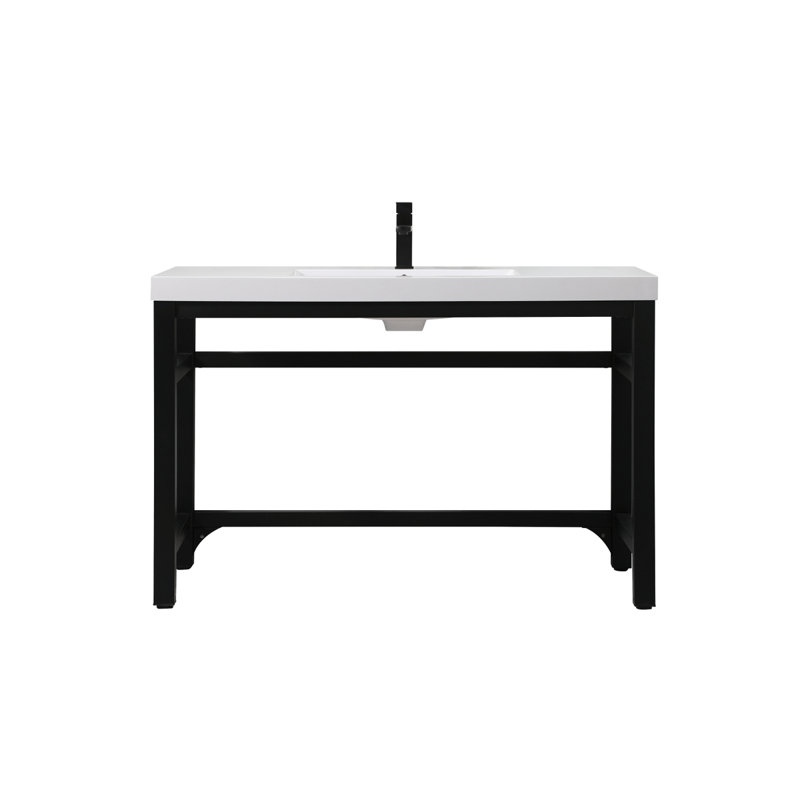 Raya 48'' Single Bathroom Vanity with Resin Top