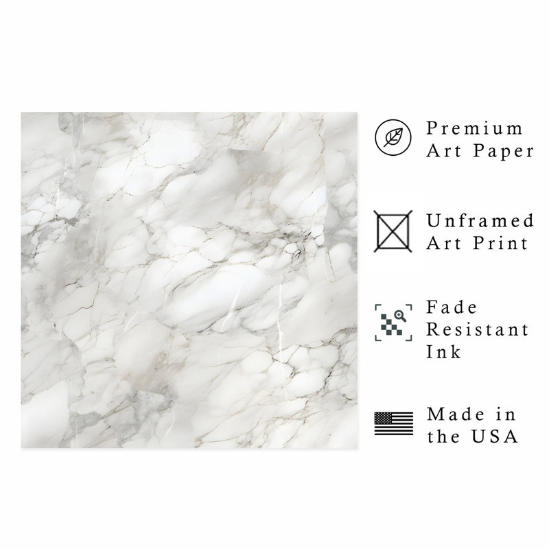 Reproduction d'art abstrait sans cadre abstrait Geode, H 20 po x l 20 po