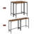 63-Inch Narrow Bar Table, Counter Height Pub Table for Dining Room, Connectable Bar Table with Sturdy Metal Frame