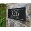 Plaque d'adresse sur 2 lignes