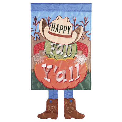 Crazy Leg Happy Fall Y'All Pumpkins