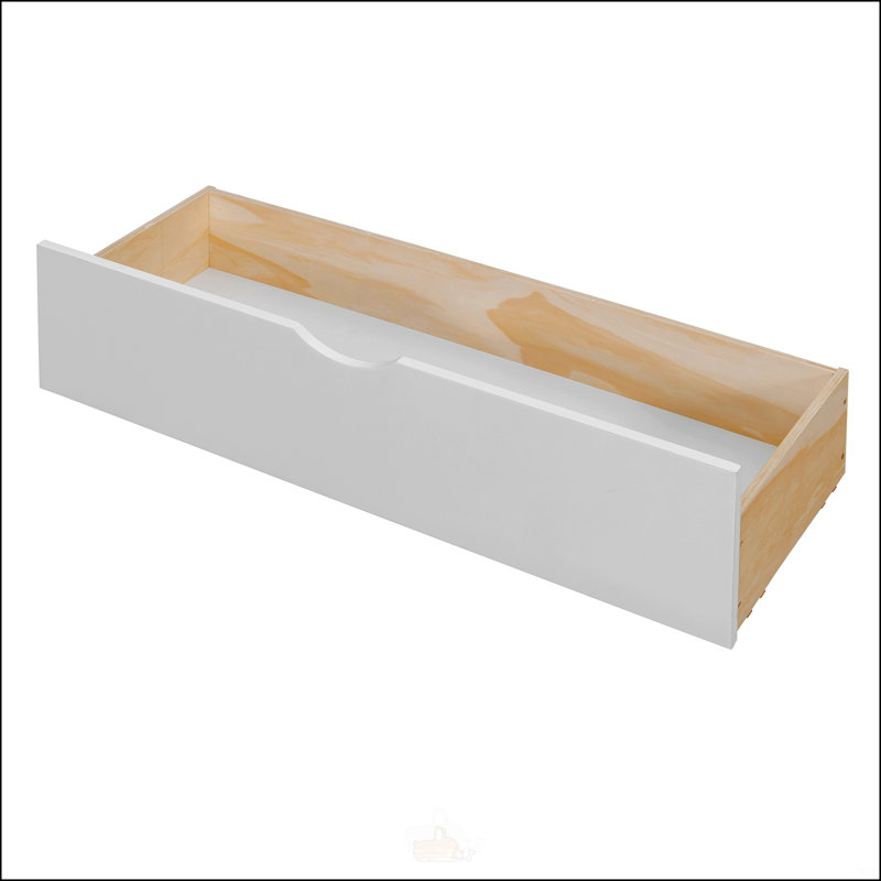 Lit simple superposé au dessus d'un lit double avec bureau