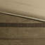 Édredon double - simili suède, 2 taies décoratives assorties 7 pièces, taupe et brun