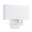 Chrisitne 2-Light Dimmable Metal Armed Sconce with Fabric Shade-92719225-115674204