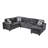Woodmere Ventura Glory Furniture Oslo SECTIONAL-102617195