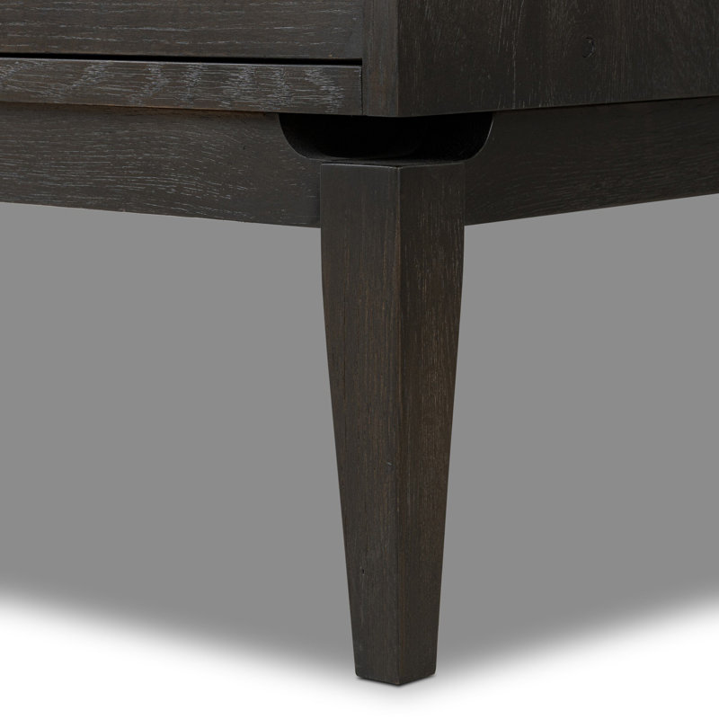 BERGSTROM Media Console, Smoked Black Oak
